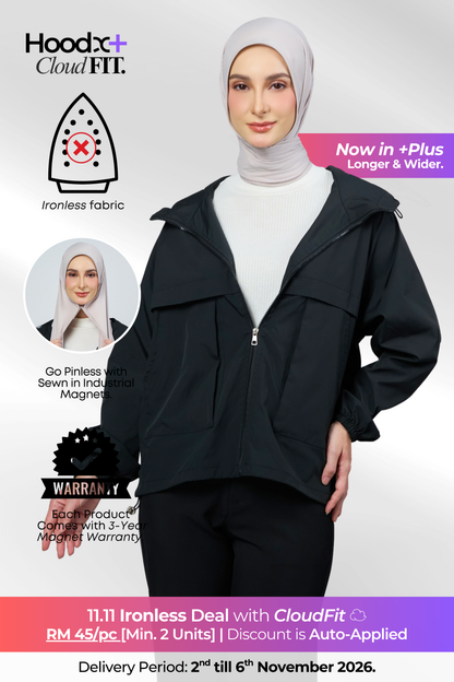 HoodX+ CloudFit in Nude Taupe