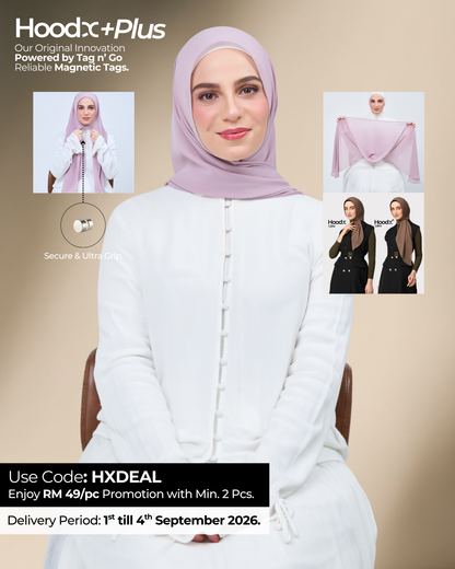 HoodX⁺Plus in Nude Plum