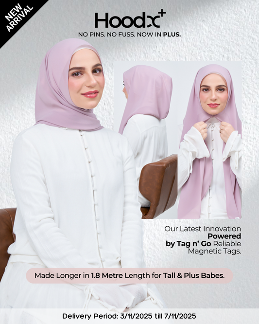 HoodX⁺Plus in Nude Plum