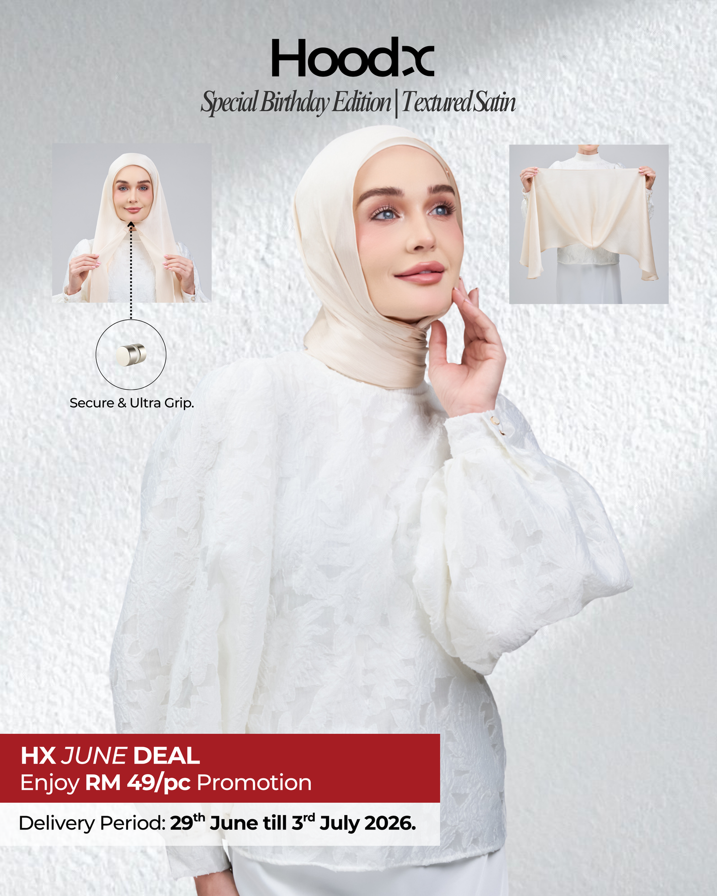 HoodX B.E in Nude