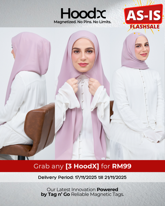 [As-Is] HoodX in Nude Plum