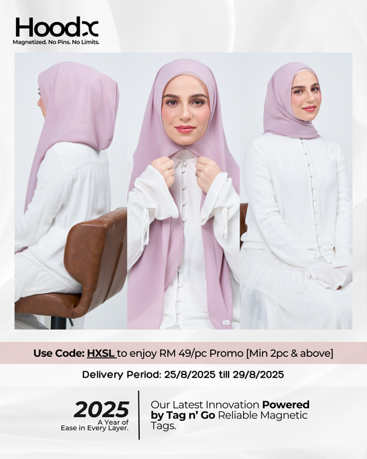 [★New] HoodX in Nude Plum