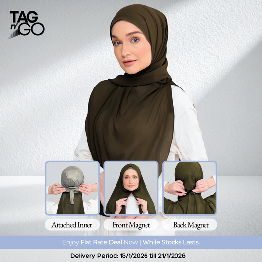 3IN1 Instant Faith Tag n' Go in Dark Olive