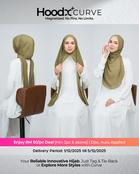 HoodX⁺Plus Curve in Oregano