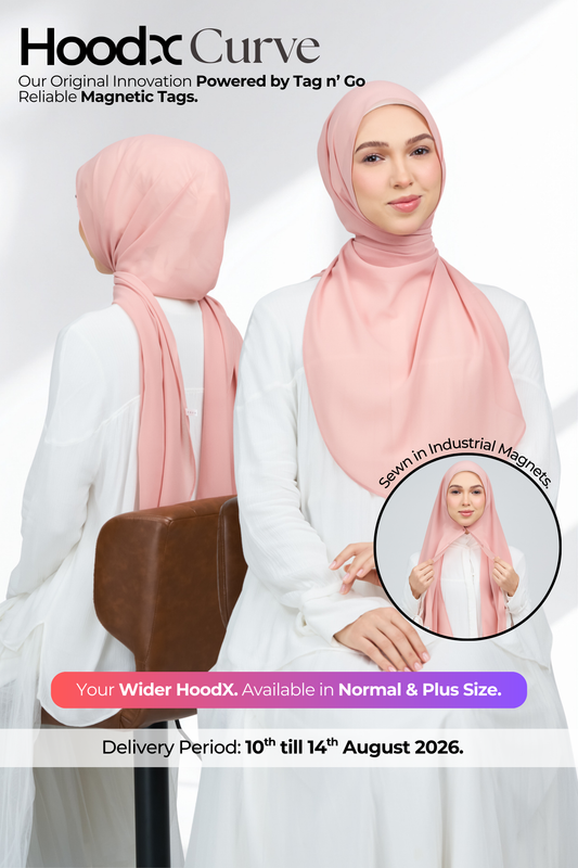HoodX Curve in Oyster Pink