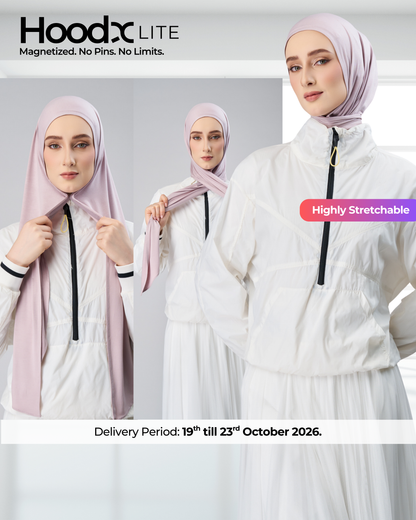 HoodX Lite in Pale Pink