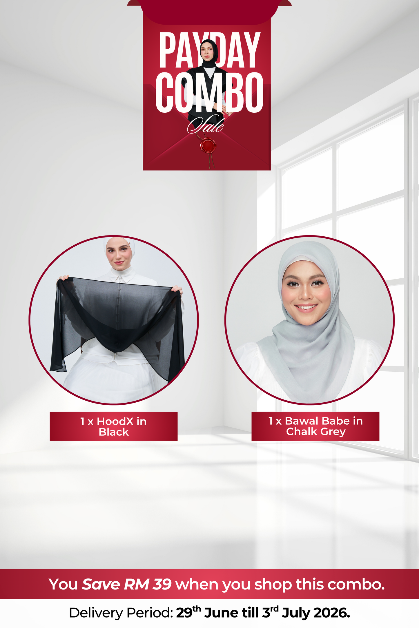 Set HoodX X Bawal Babe 06