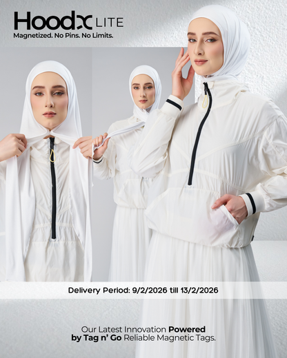 HoodX Lite in Pure White