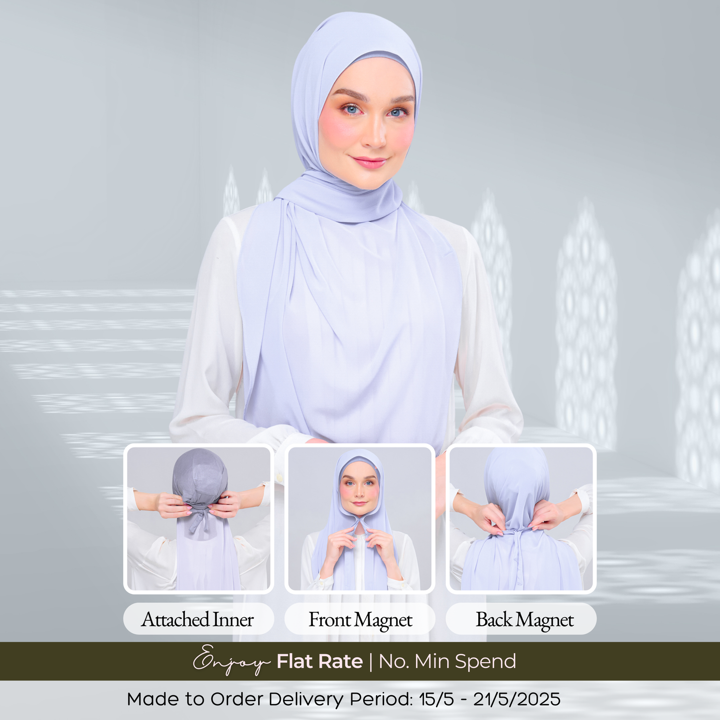 3IN1 Instant Faith Tag n' Go in Periwinkle