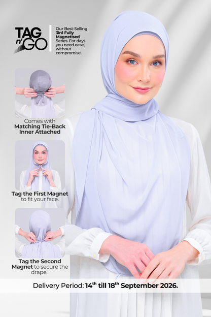 3IN1 Instant Faith Tag n' Go in Periwinkle