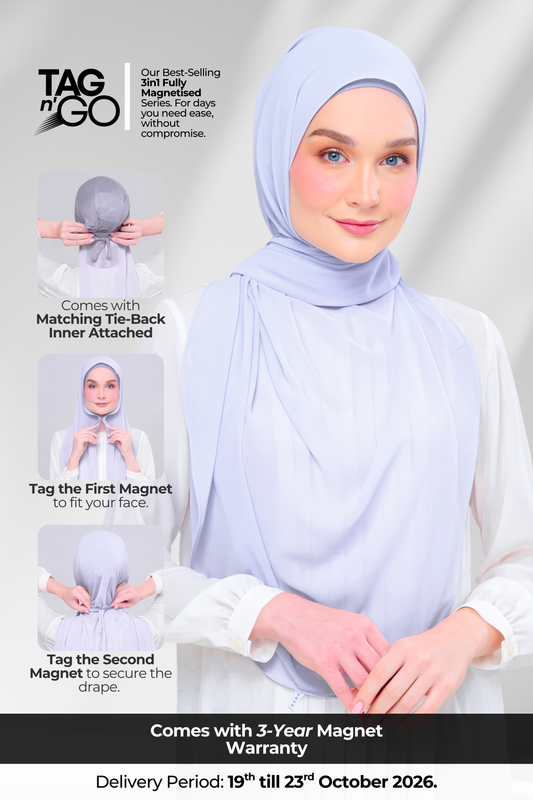 3IN1 Instant Faith Tag n' Go in Periwinkle