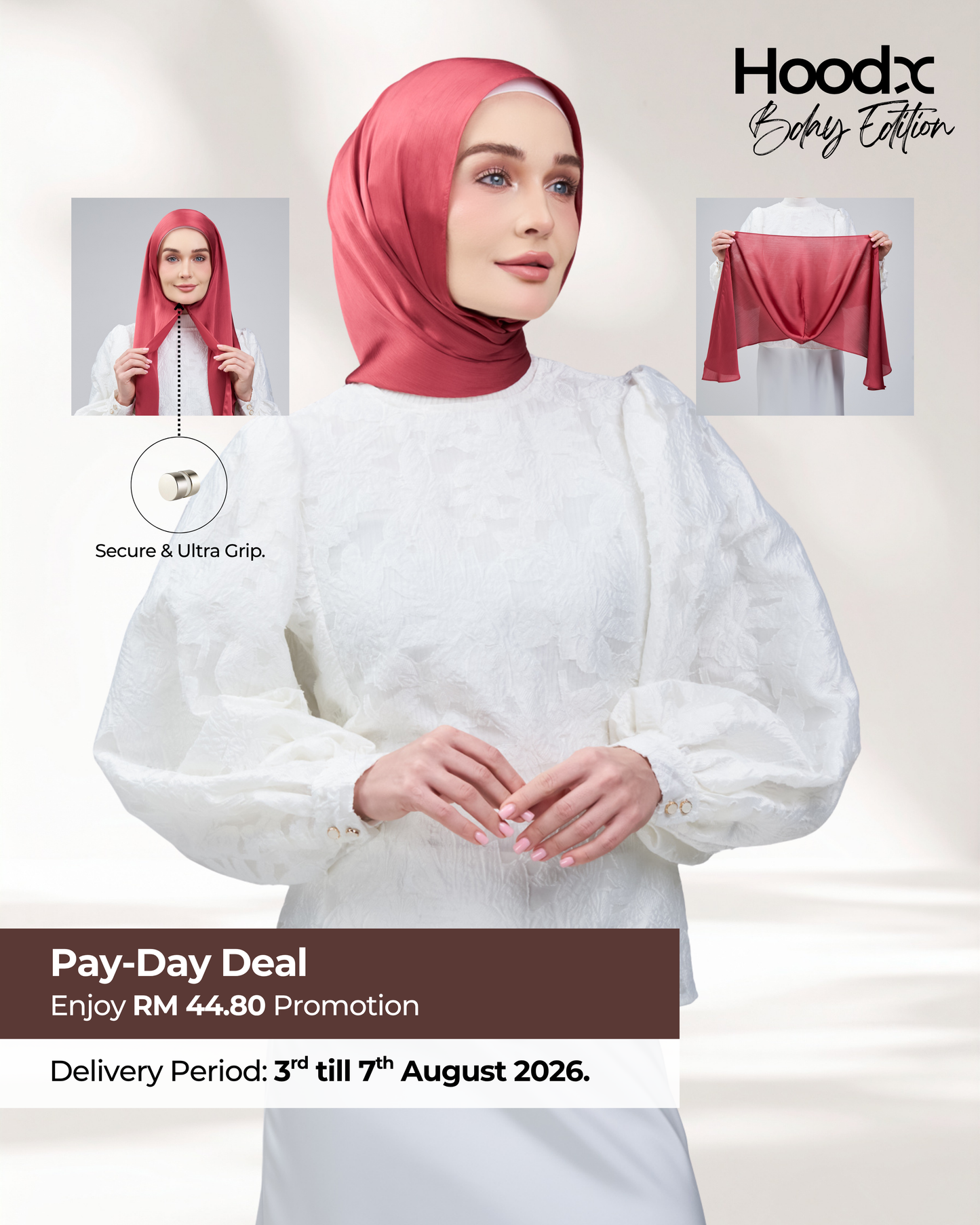 HoodX B.E in Persian Red