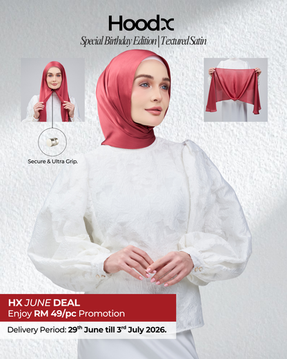 HoodX B.E in Persian Red