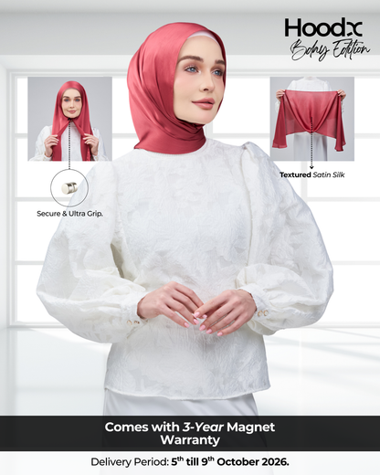 HoodX B.E in Persian Red