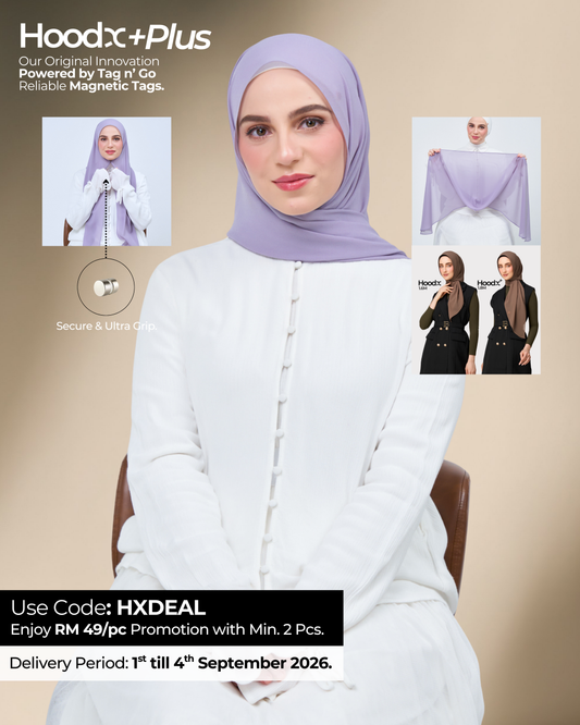 HoodX⁺Plus in Petal
