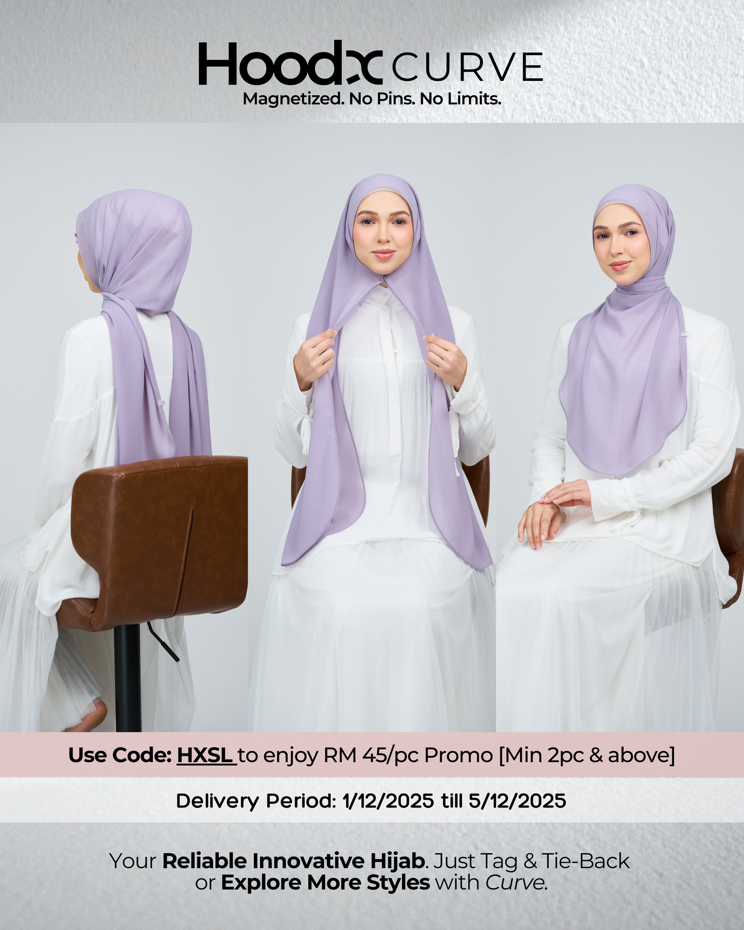 HoodX Curve in Petal