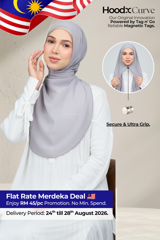HoodX Curve in Pewter