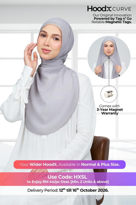HoodX Curve in Pewter