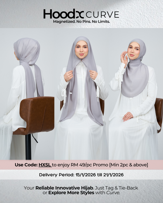 HoodX Curve in Pewter