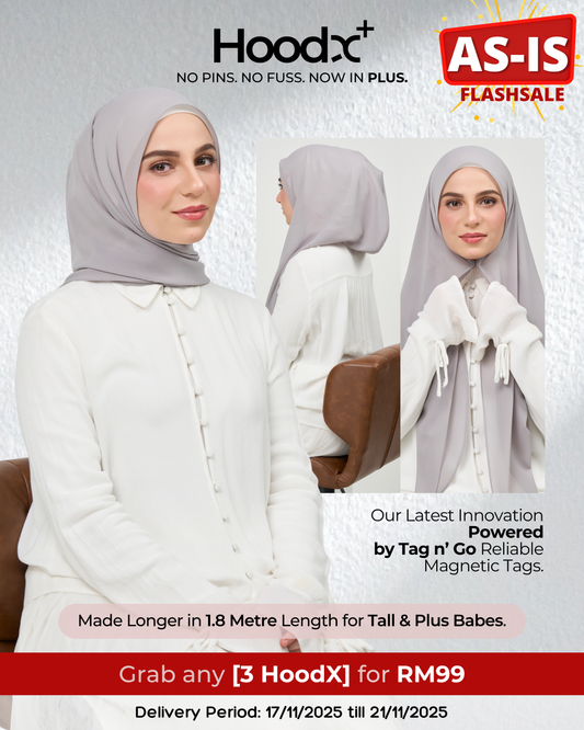 [As-Is] HoodX⁺Plus in Pewter