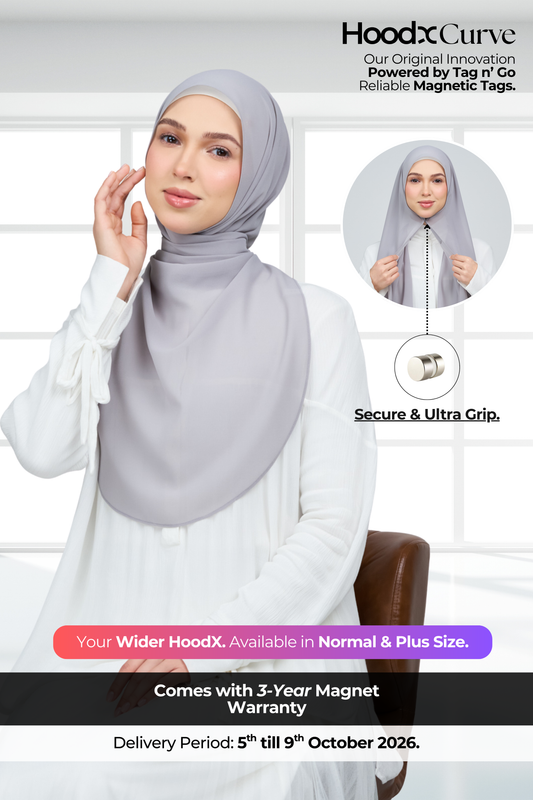 HoodX Curve in Pewter