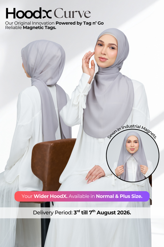 HoodX Curve in Pewter