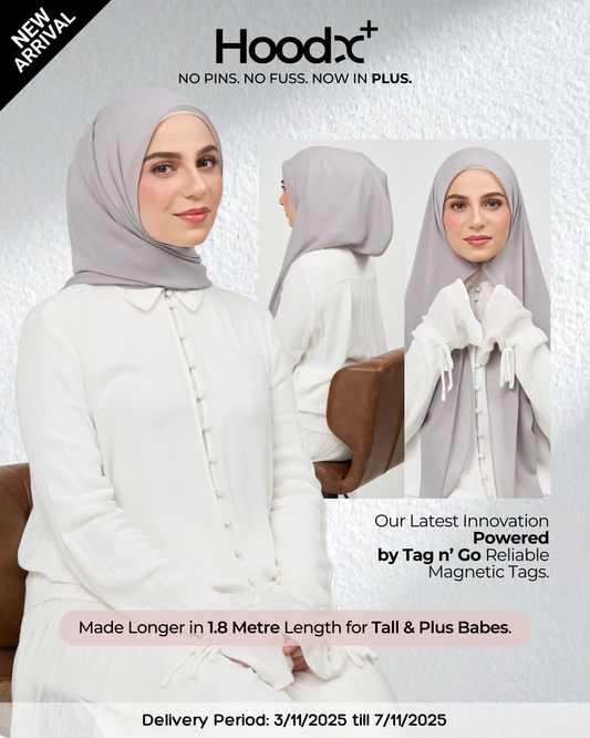 HoodX⁺Plus in Pewter