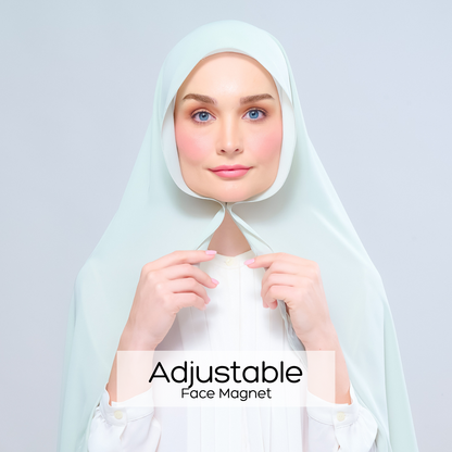 [As-Is] Instant Tag n' Go Shawl l Chiffon Silk in Pistachio Green