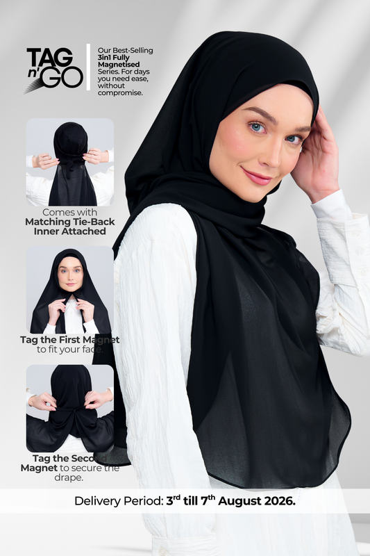 3IN1 Instant Faith Tag n' Go in Black