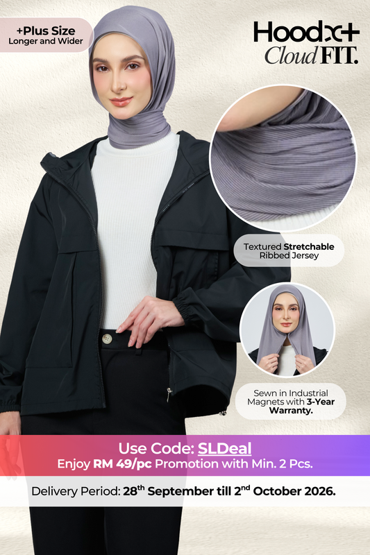 [★ New Colour] HoodX+ CloudFit in Platinum
