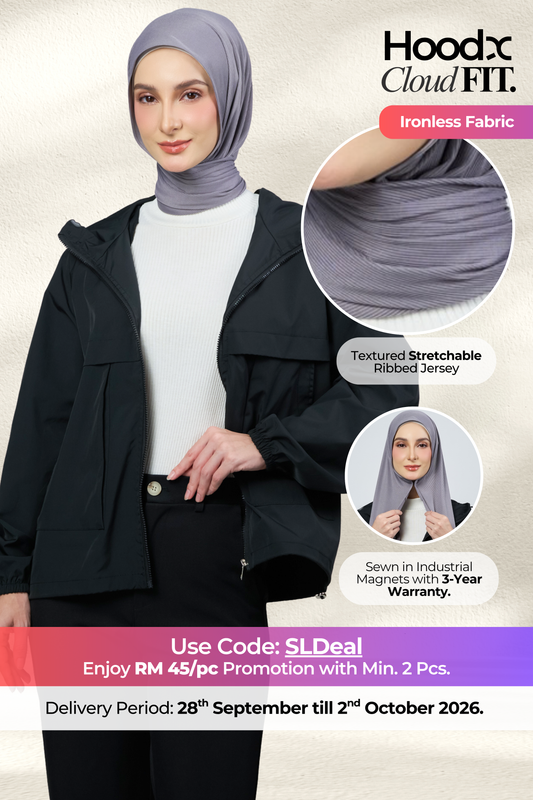 [★ New Colour] HoodX CloudFit in Platinum