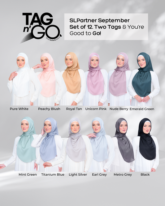 SLPartners Tag &Go #BawalButterfly Set of 12