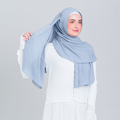 Tag n' Go Max [2M] | Premium Korean Chiffon in Powder Blue