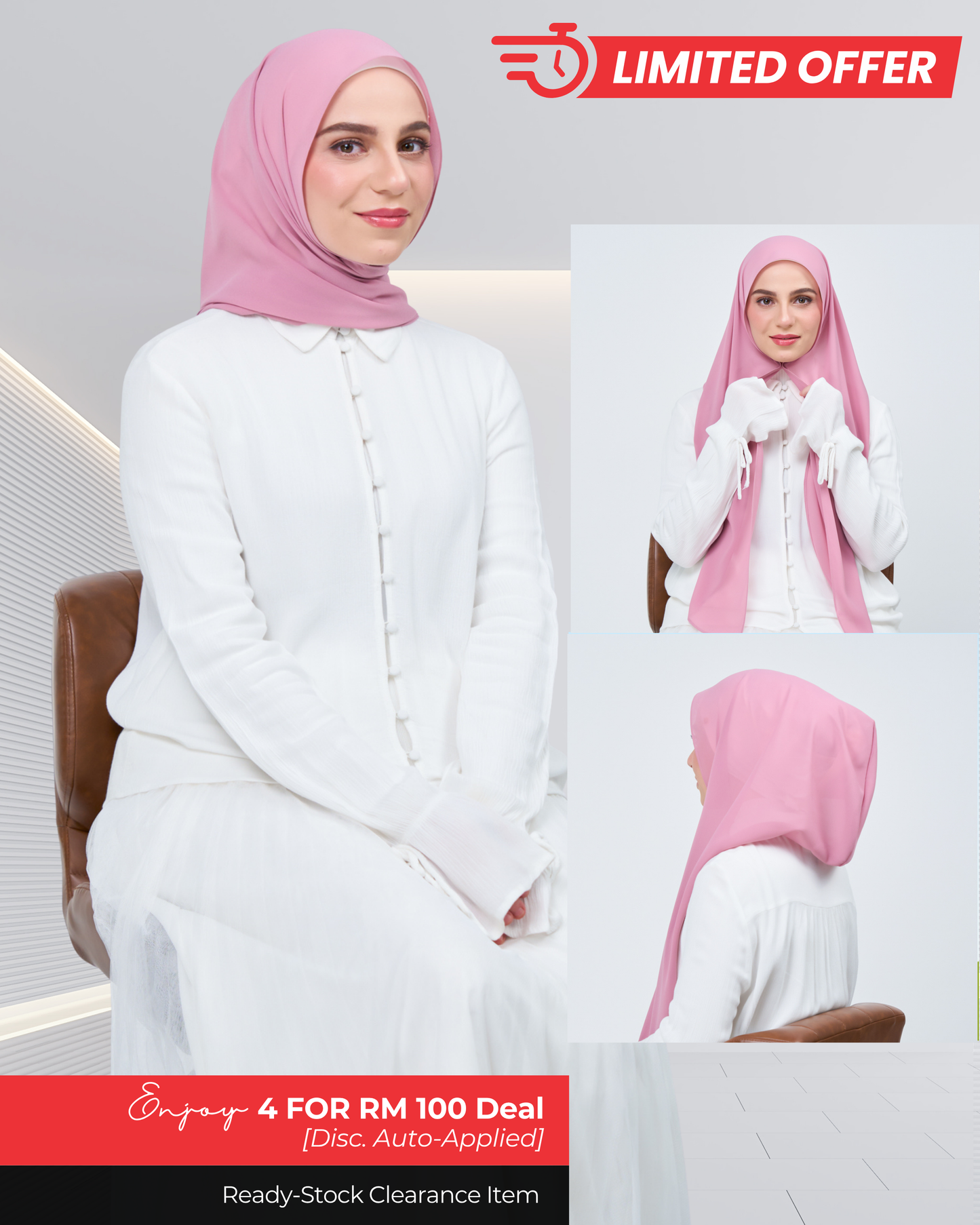 [Clearance Ready Stocks] HoodX in Berry