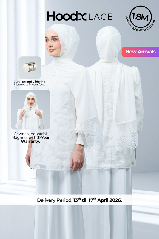 HoodX Lace in Pure White