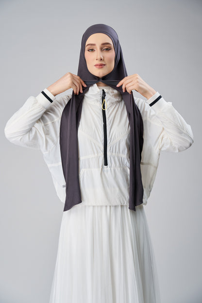 HoodX Lite in the Raven Grey