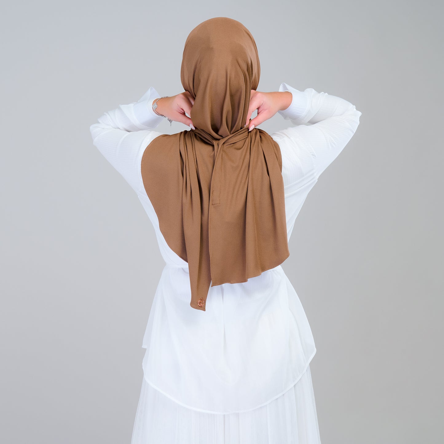 Instant Tag n' Go Butterfly | Ribbed Jersey in  Mocha Taupe