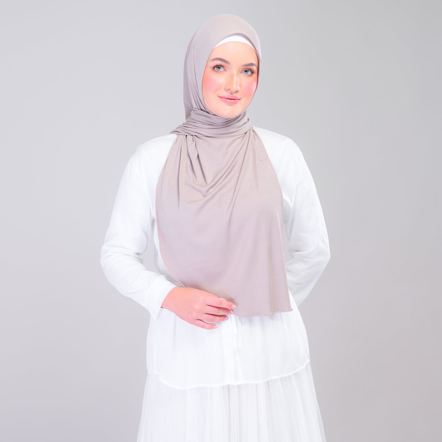 Instant Tag n' Go Butterfly | Ribbed Jersey in Natural Taupe