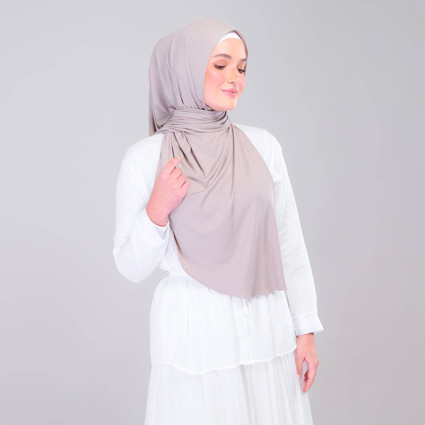 Instant Tag n' Go Butterfly | Ribbed Jersey in Natural Taupe