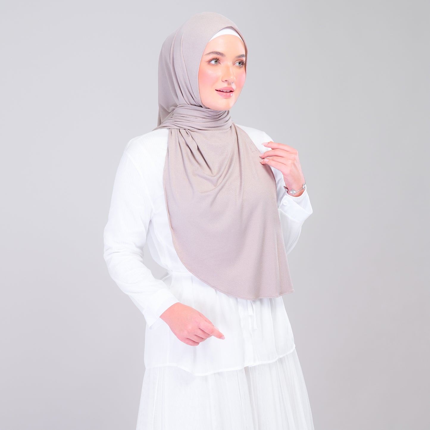 Instant Tag n' Go Butterfly | Ribbed Jersey in Natural Taupe