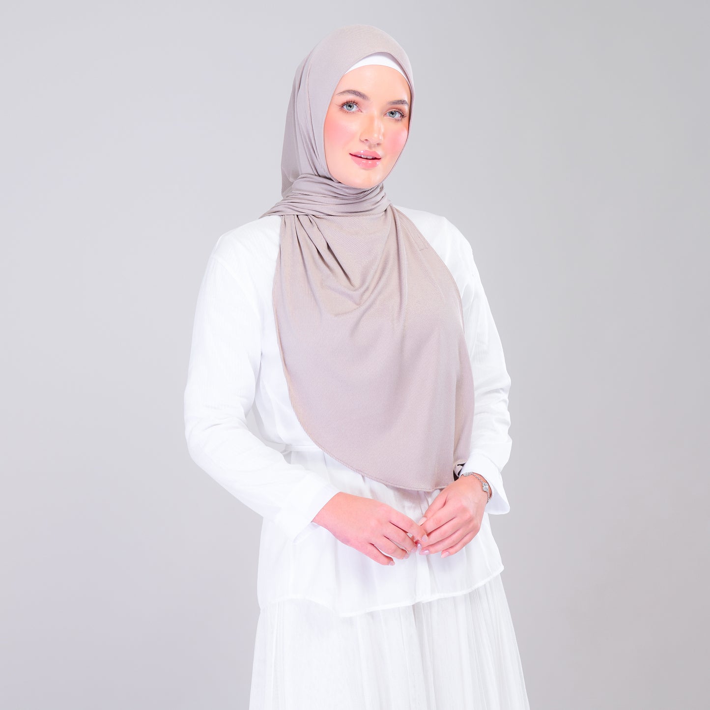 Instant Tag n' Go Butterfly | Ribbed Jersey in Natural Taupe