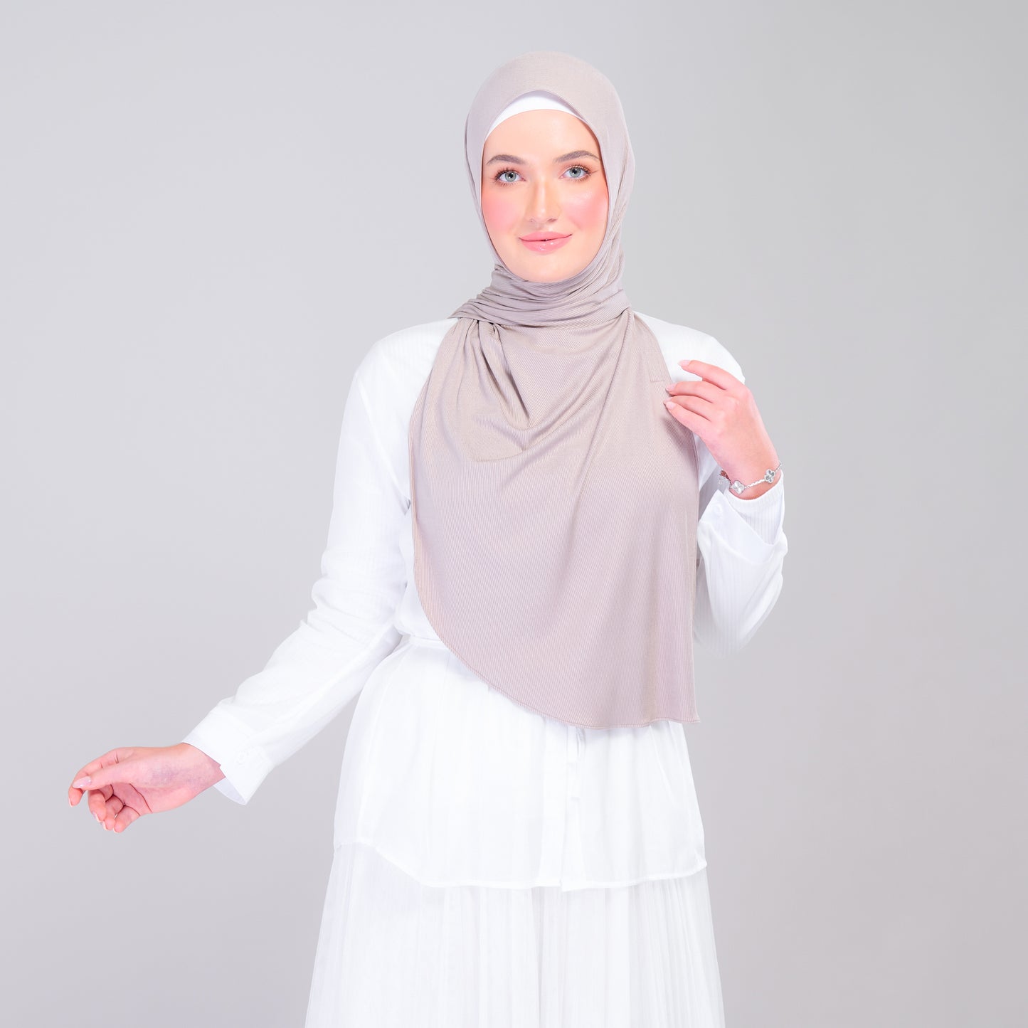 Instant Tag n' Go Butterfly | Ribbed Jersey in Natural Taupe