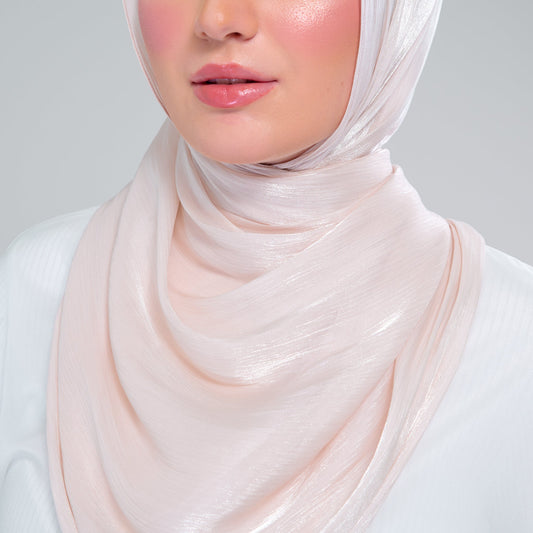 [As-Is] Raia Shawl | Ironless Shimmer in Linen