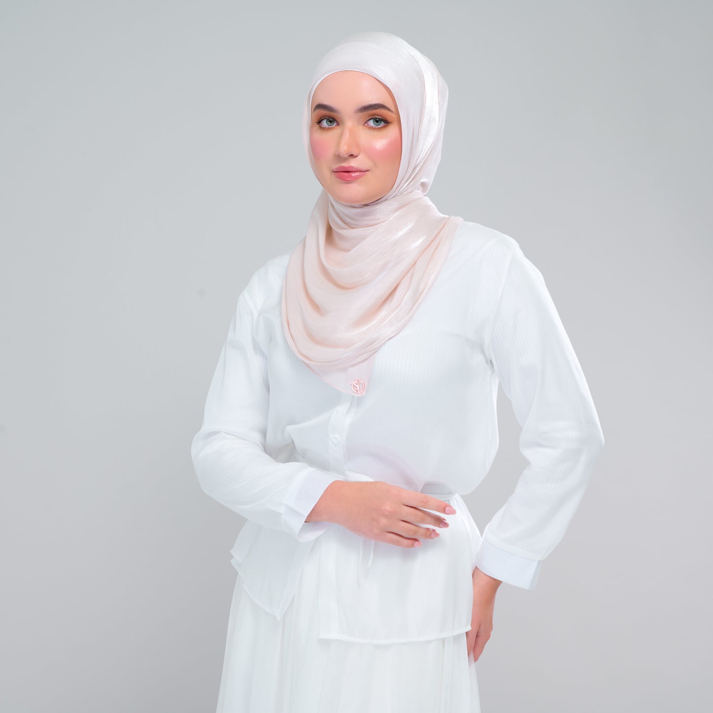 'NEW' Raia Shawl | Ironless Shimmer in Linen