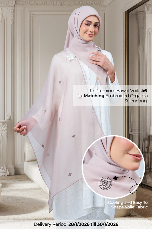 2IN1 Rhea Raya Set in Ratna [Ash]