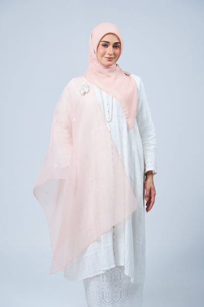 2IN1 Rhea Raya Set in Ayu [Salmon Peach]
