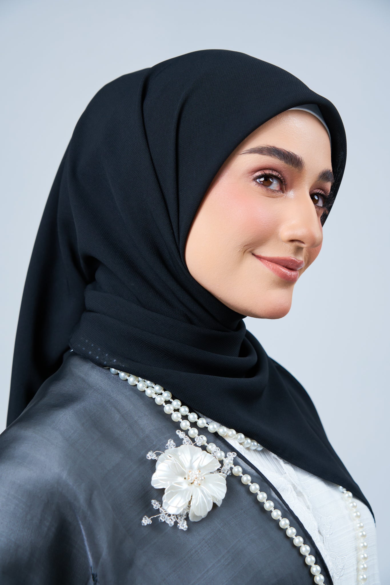 2IN1 Rhea Raya Set in Cempaka [Classic Black]