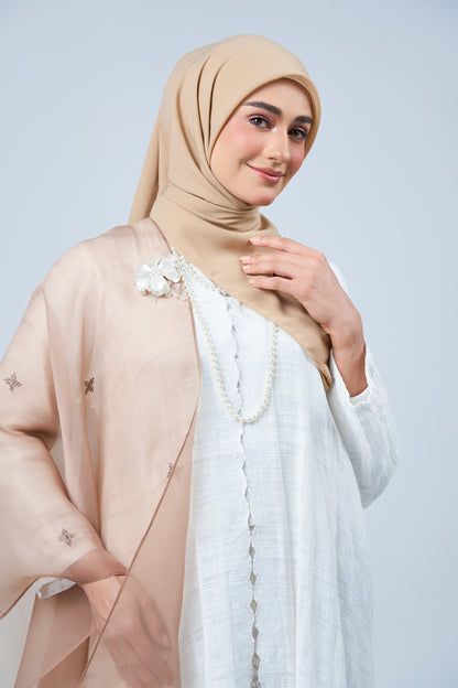 Selendang Rhea in Citra [Sandy Mocha]