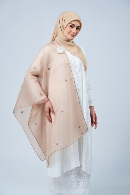 Selendang Rhea in Citra [Sandy Mocha]