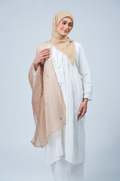 Selendang Rhea in Citra [Sandy Mocha]